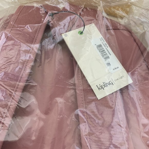 NWT Kipling Delia Backpack in Clear Lavender main image 5